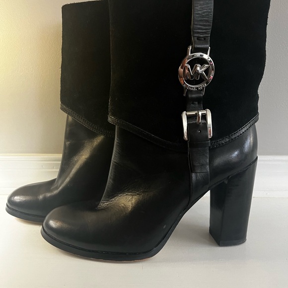Michael Kors Fulton -  suede/leather ankle booties size 7 - Picture 3 of 11